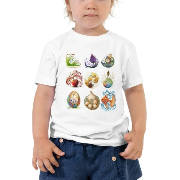 Seven S's of Nowruz - Persian New Year Toddler Short Sleeve Tee. Made in USA