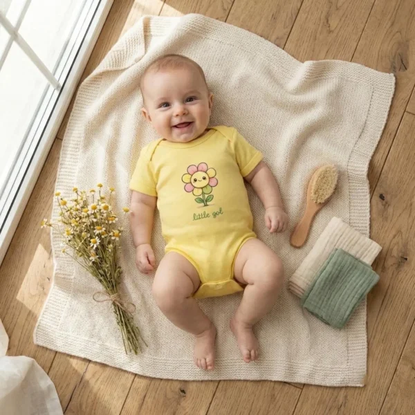 Little Flower Baby Onesie | Persian Kid | Nowruz Gift | Iranian Bodysuit