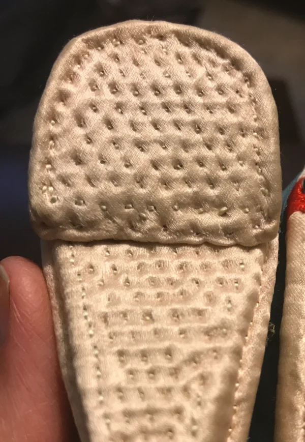 Gorgeous Silk Vintage Green Hand-sewn Turkish or Persian Baby Booties Slippers