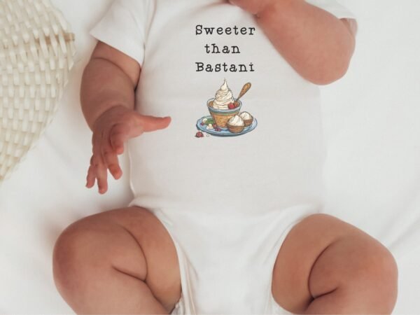 Bastani Baby Bodysuit Persian Baby Gift Persian Baby Shower Gift for Persian Baby Shower Iranian Baby Gifts Farsi Baby Clothes Made in USA