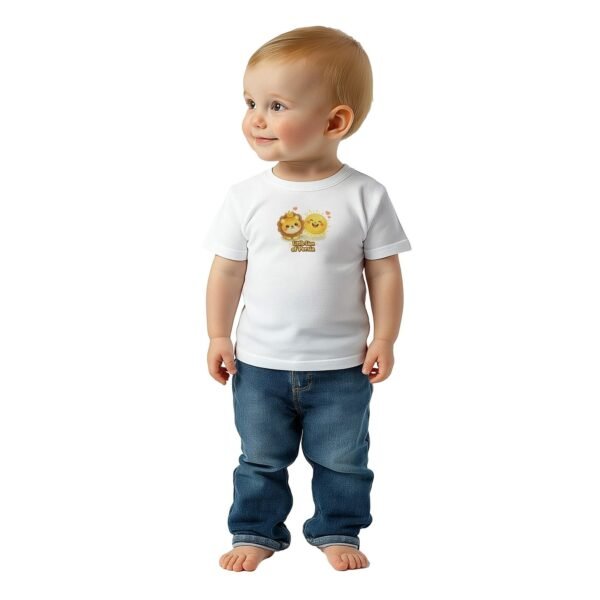 Kawaii Lion & Sun Toddler T-Shirt  Persian Heritage, 100% Cotton