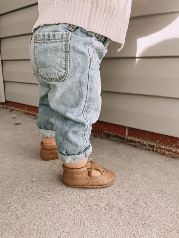 Baby Leather Shoes, Personalized Baby Moccasins, Custom Name, Newborn gift, Infant, Soft Sole Toddler Walker Slippers, Boys Girls Krabbelsch