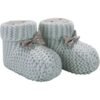 Handmade knitted baby booties 0-6 mouth, handmade baby gift, vegan baby shoes