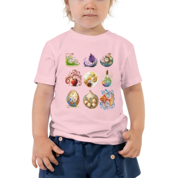 Image4 - Hammad Zeb(28) Seven S's of Nowruz - Persian New Year Toddler Short Sleeve Tee. Made in USA