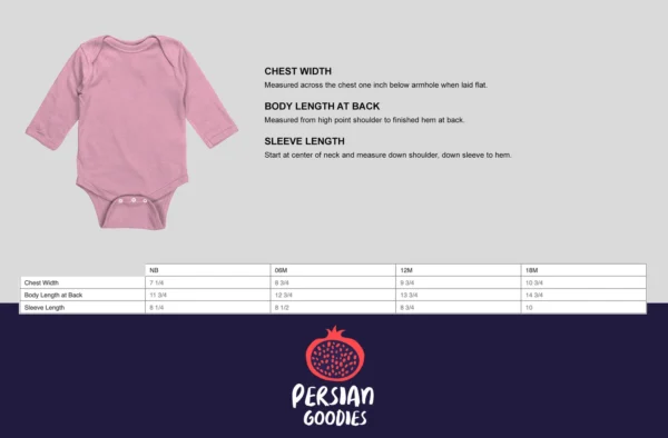 Personalized My First Nowruz Baby Onesie: Persian New Year Gift