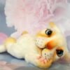 Leo the Kitten Persian cat yellow kitty OOAK - cute art doll kitten - *AVAILABLE*