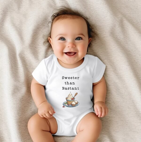 Bastani Baby Bodysuit Persian Baby Gift Persian Baby Shower Gift for Persian Baby Shower Iranian Baby Gifts Farsi Baby Clothes Made in USA