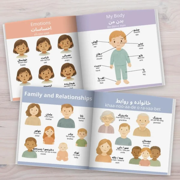 My First Persian Farsi Book  Bilingual Persian Farsi-English Picture Book for Children  Learn Persian Farsi First Words