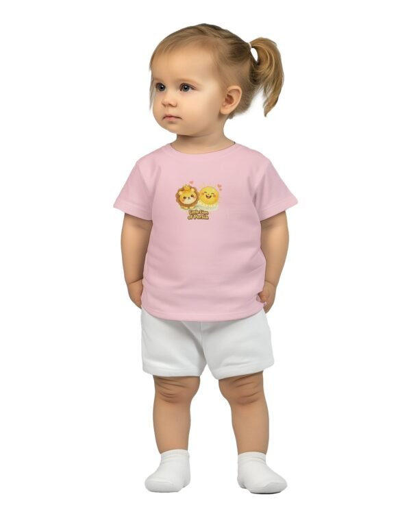 Kawaii Lion & Sun Toddler T-Shirt  Persian Heritage, 100% Cotton