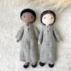 Handmade Muslim Baby Amigurumi Doll: Organic Cotton Ramadan Gift