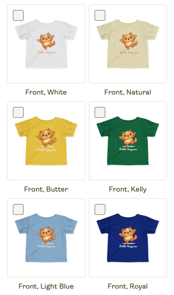 Little Animal Baby Shirt | Persian Baby Gift | Nowruz 2026 | Iranian Toddler Tee