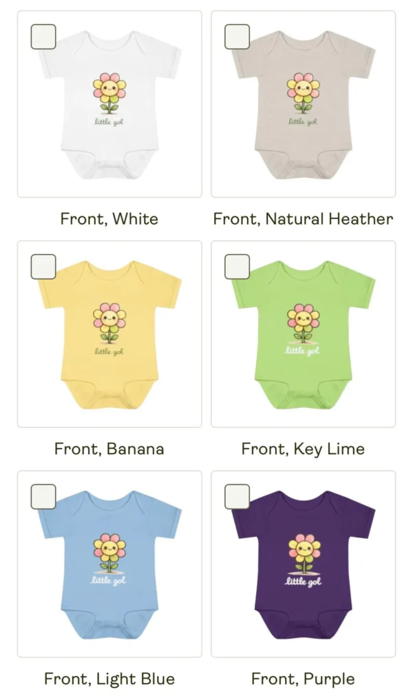 Little Flower Baby Onesie | Persian Kid | Nowruz Gift | Iranian Bodysuit